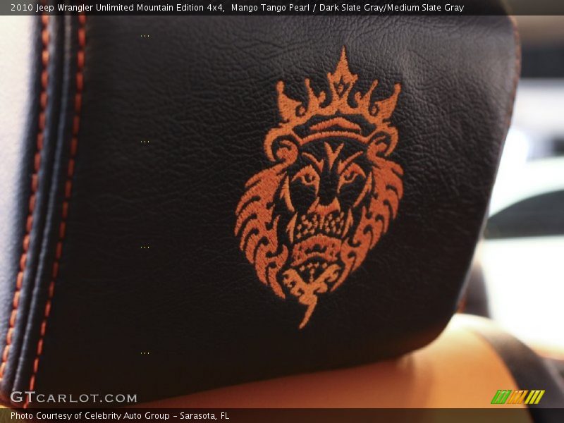 Mango Tango Pearl / Dark Slate Gray/Medium Slate Gray 2010 Jeep Wrangler Unlimited Mountain Edition 4x4