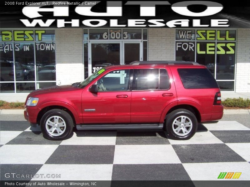 Redfire Metallic / Camel 2008 Ford Explorer XLT