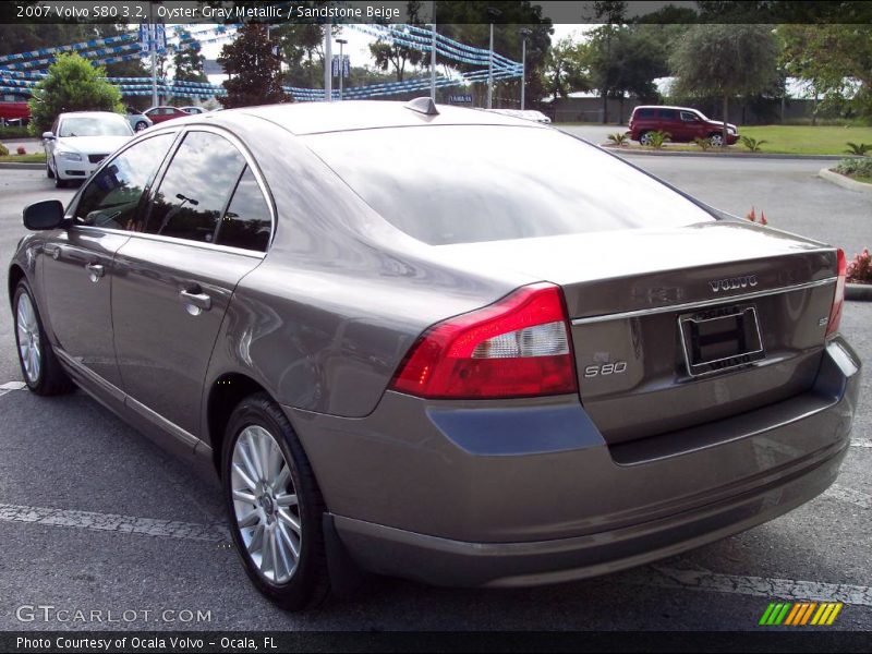 Oyster Gray Metallic / Sandstone Beige 2007 Volvo S80 3.2
