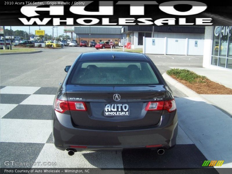 Grigio Metallic / Ebony 2010 Acura TSX Sedan