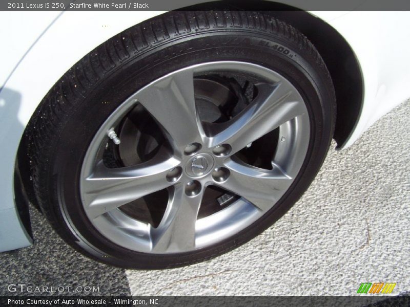 Starfire White Pearl / Black 2011 Lexus IS 250