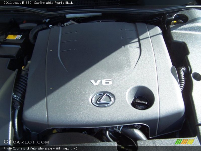 Starfire White Pearl / Black 2011 Lexus IS 250