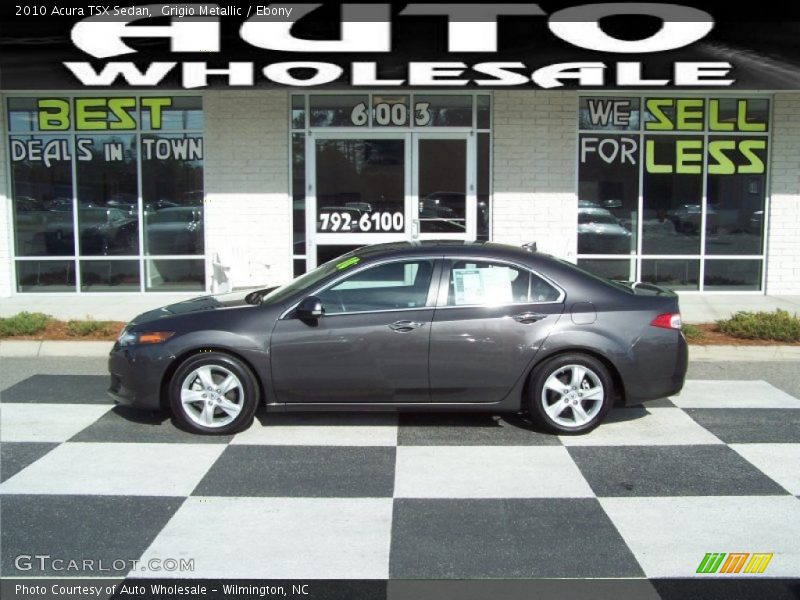 Grigio Metallic / Ebony 2010 Acura TSX Sedan