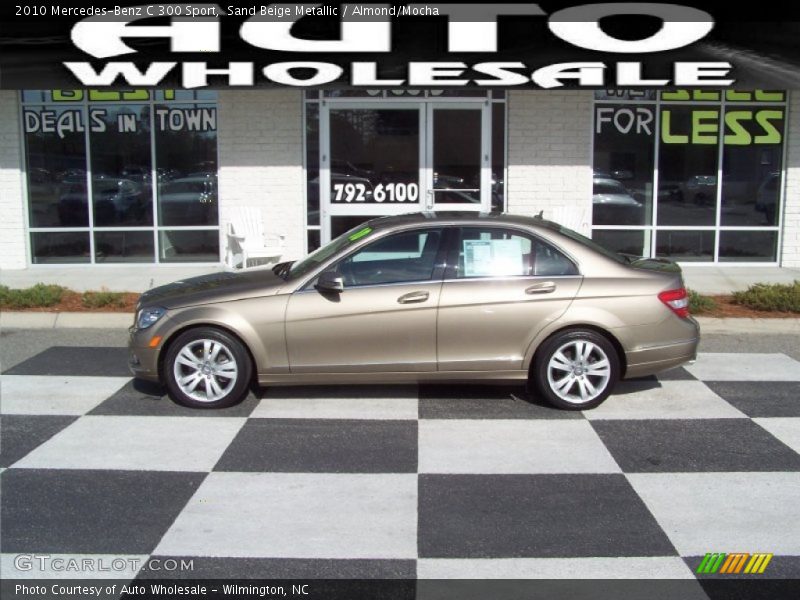 Sand Beige Metallic / Almond/Mocha 2010 Mercedes-Benz C 300 Sport