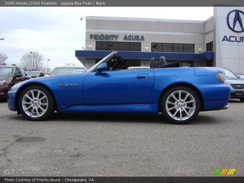 Laguna Blue Pearl / Black 2006 Honda S2000 Roadster