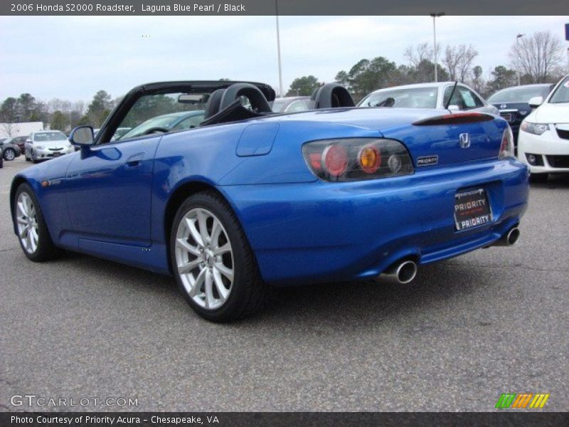 Laguna Blue Pearl / Black 2006 Honda S2000 Roadster
