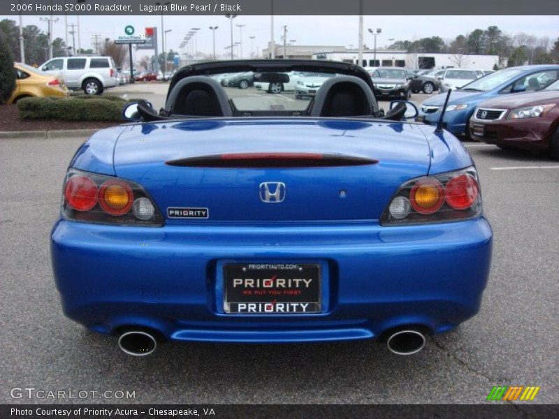 Laguna Blue Pearl / Black 2006 Honda S2000 Roadster