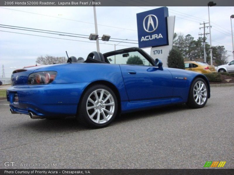 Laguna Blue Pearl / Black 2006 Honda S2000 Roadster
