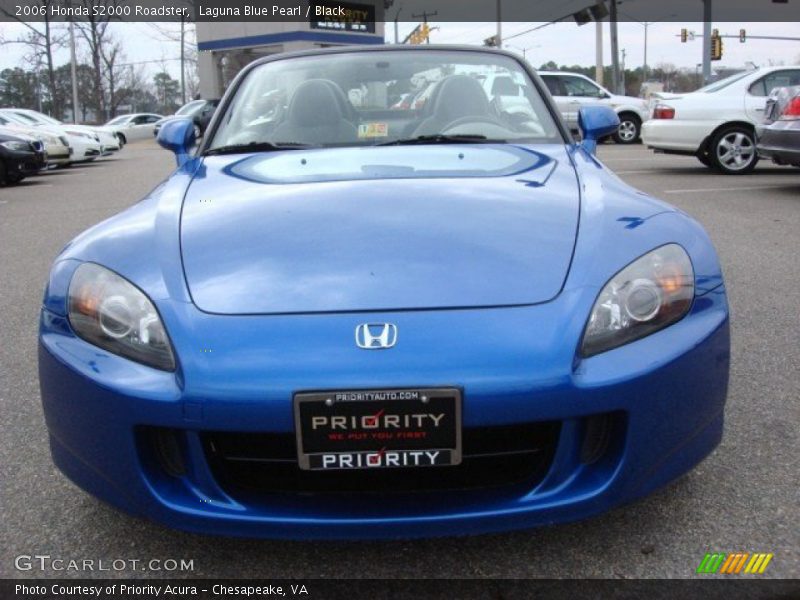 Laguna Blue Pearl / Black 2006 Honda S2000 Roadster