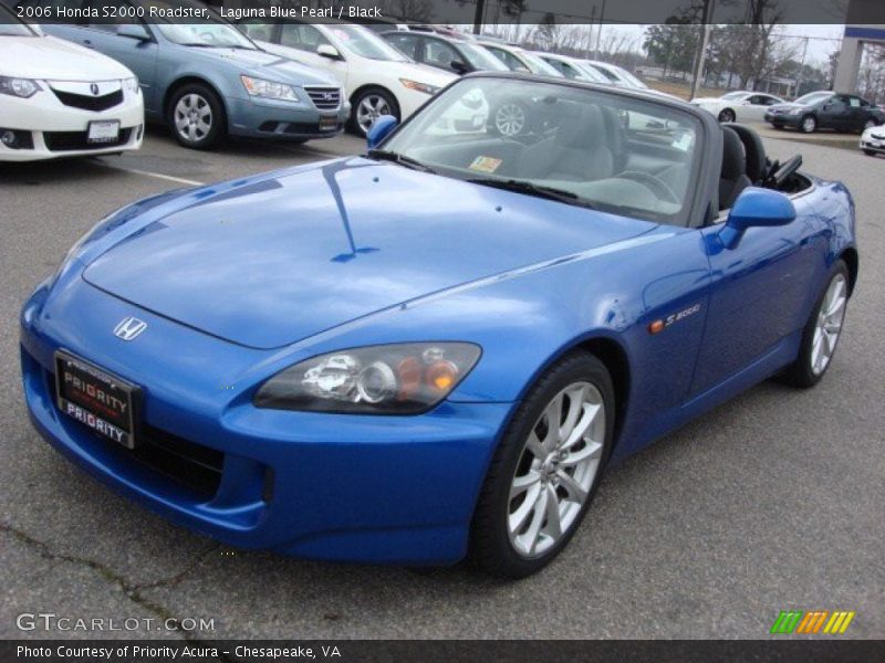 Laguna Blue Pearl / Black 2006 Honda S2000 Roadster