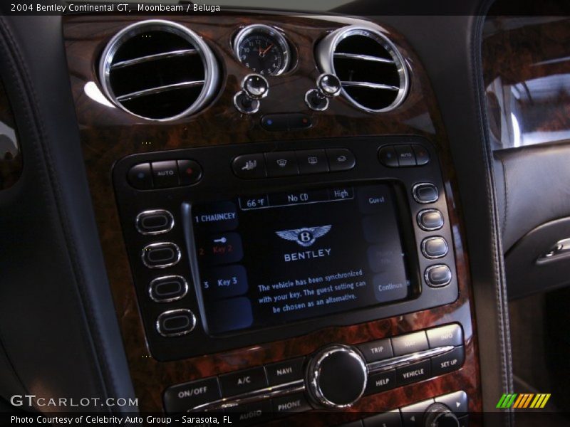 Controls of 2004 Continental GT 