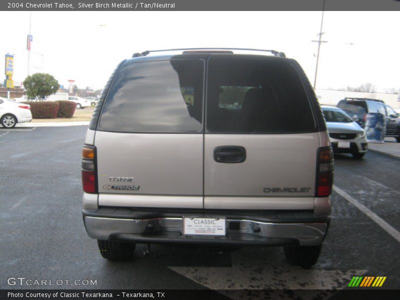 Silver Birch Metallic / Tan/Neutral 2004 Chevrolet Tahoe