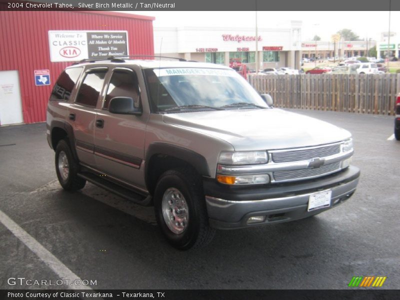 Silver Birch Metallic / Tan/Neutral 2004 Chevrolet Tahoe