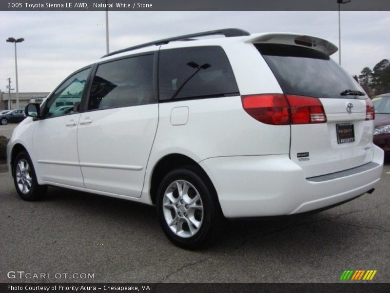 Natural White / Stone 2005 Toyota Sienna LE AWD