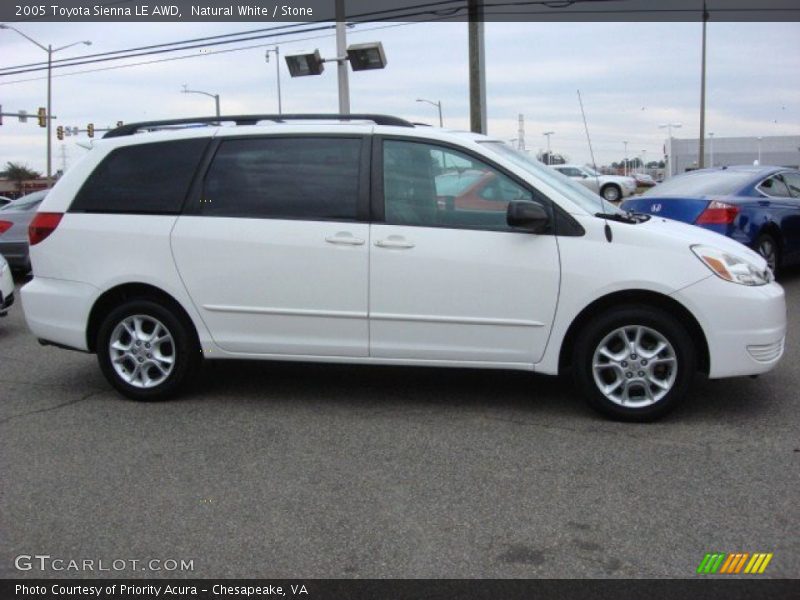 Natural White / Stone 2005 Toyota Sienna LE AWD