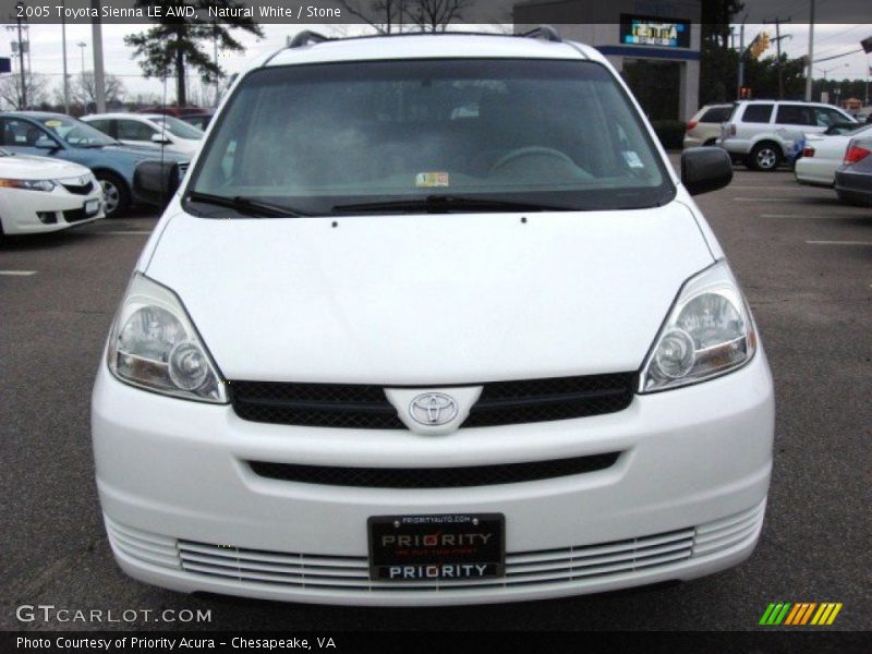 Natural White / Stone 2005 Toyota Sienna LE AWD