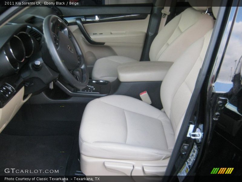 Ebony Black / Beige 2011 Kia Sorento LX