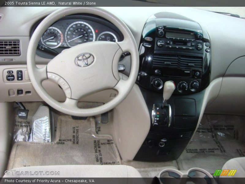 Natural White / Stone 2005 Toyota Sienna LE AWD