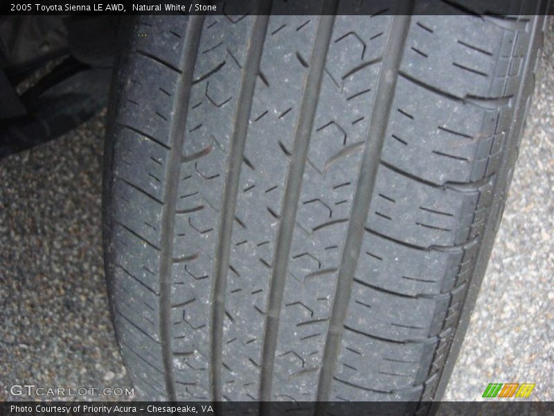 Natural White / Stone 2005 Toyota Sienna LE AWD