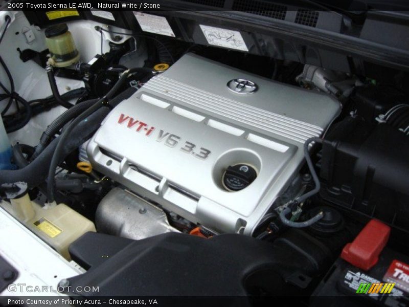 Natural White / Stone 2005 Toyota Sienna LE AWD