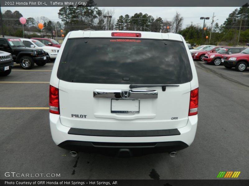 Taffeta White / Gray 2012 Honda Pilot EX-L