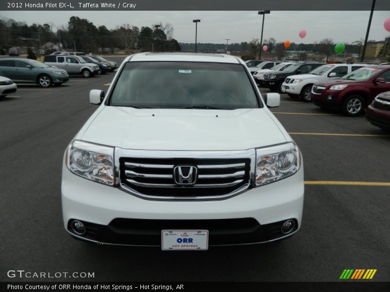 Taffeta White / Gray 2012 Honda Pilot EX-L