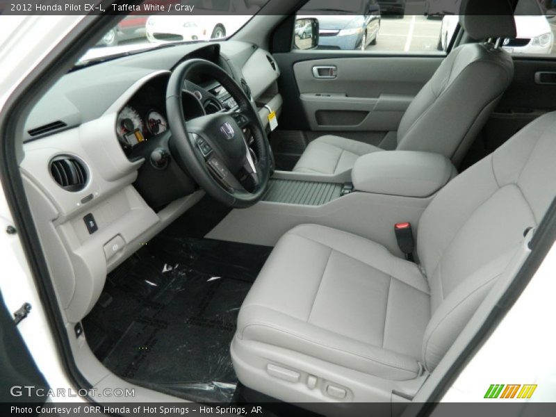  2012 Pilot EX-L Gray Interior