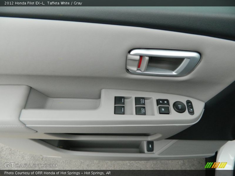 Taffeta White / Gray 2012 Honda Pilot EX-L