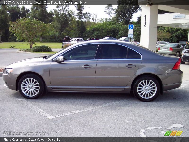 Oyster Gray Metallic / Sandstone Beige 2007 Volvo S80 3.2