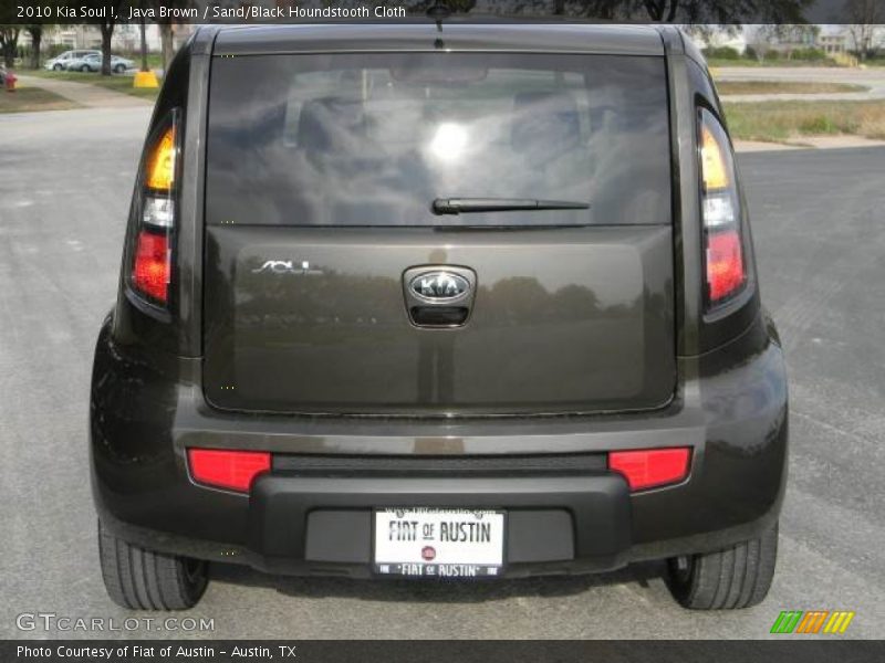 Java Brown / Sand/Black Houndstooth Cloth 2010 Kia Soul !