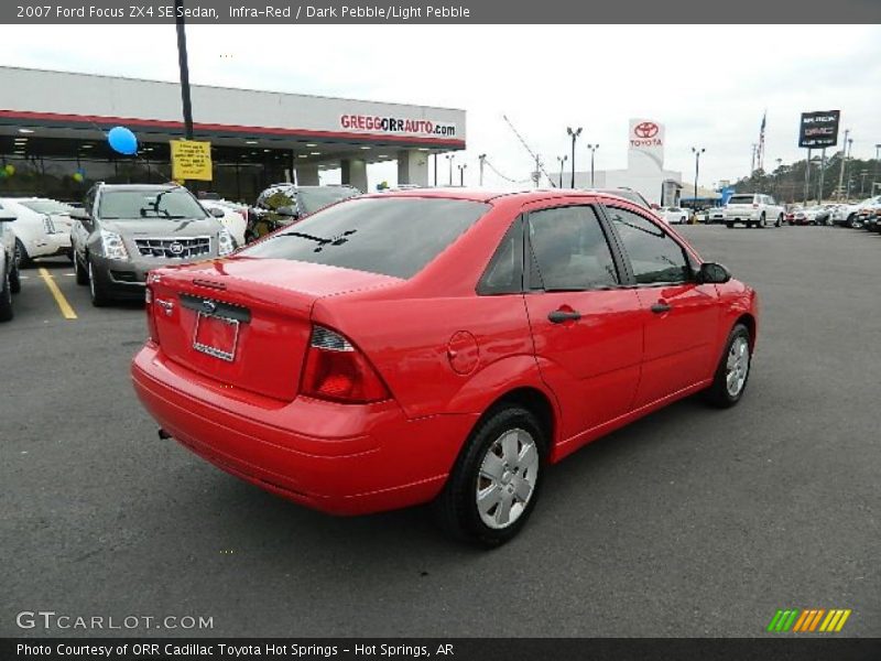 Infra-Red / Dark Pebble/Light Pebble 2007 Ford Focus ZX4 SE Sedan