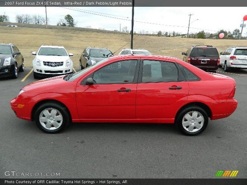 Infra-Red / Dark Pebble/Light Pebble 2007 Ford Focus ZX4 SE Sedan
