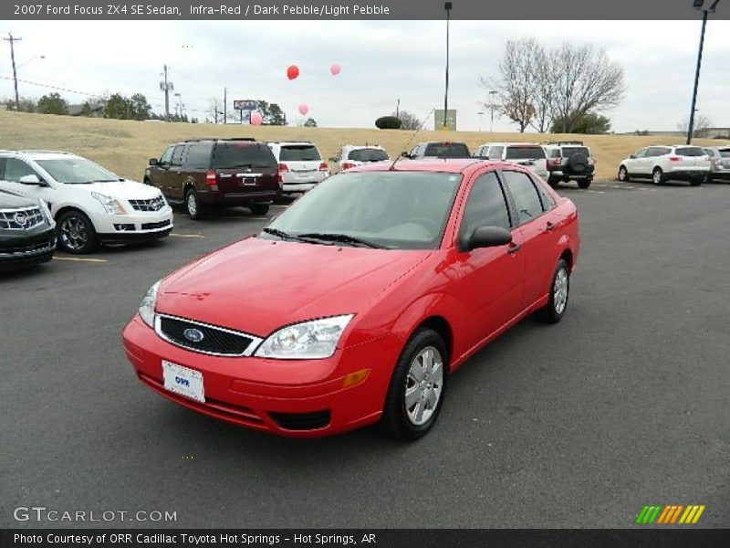 Infra-Red / Dark Pebble/Light Pebble 2007 Ford Focus ZX4 SE Sedan