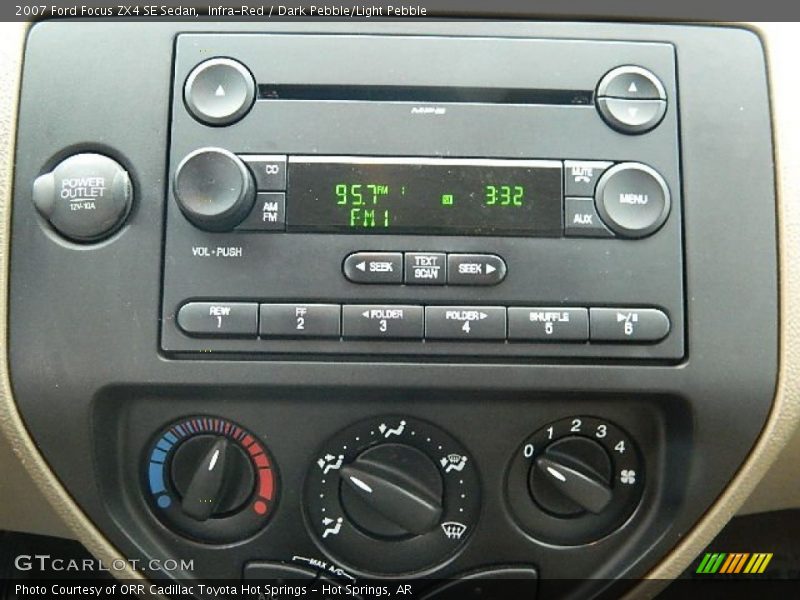 Infra-Red / Dark Pebble/Light Pebble 2007 Ford Focus ZX4 SE Sedan