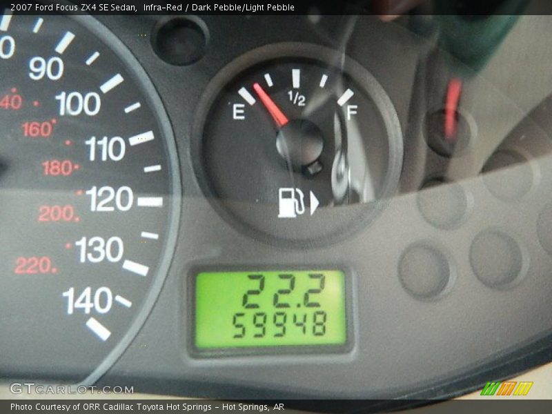 Infra-Red / Dark Pebble/Light Pebble 2007 Ford Focus ZX4 SE Sedan