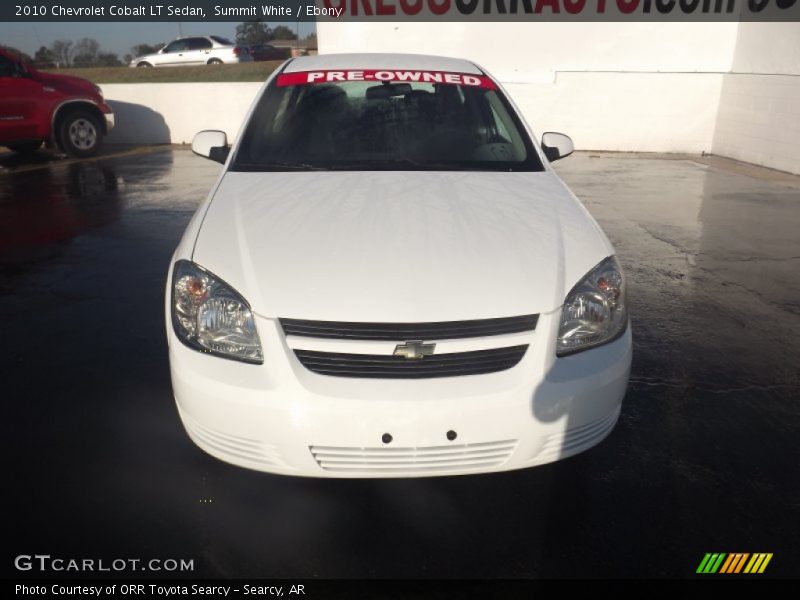Summit White / Ebony 2010 Chevrolet Cobalt LT Sedan