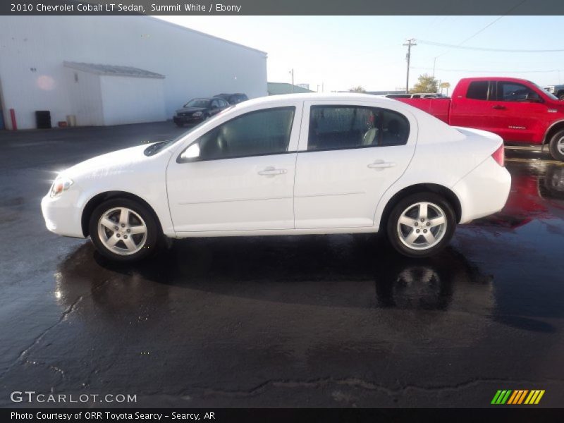 Summit White / Ebony 2010 Chevrolet Cobalt LT Sedan