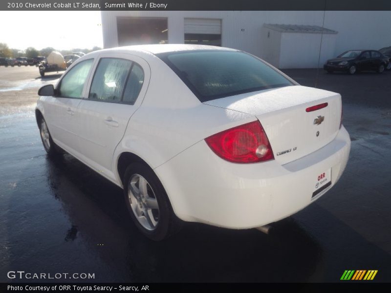 Summit White / Ebony 2010 Chevrolet Cobalt LT Sedan