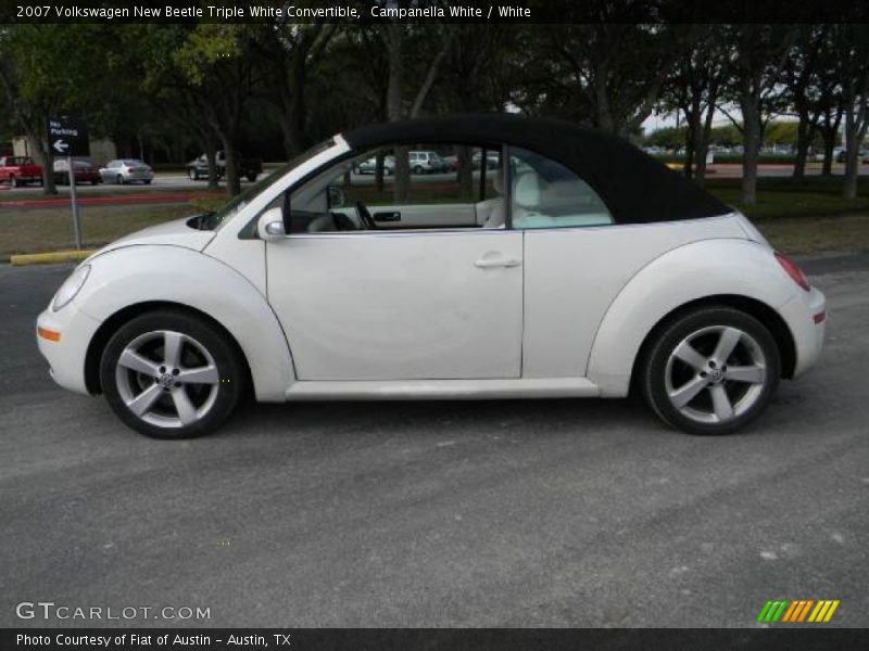  2007 New Beetle Triple White Convertible Campanella White