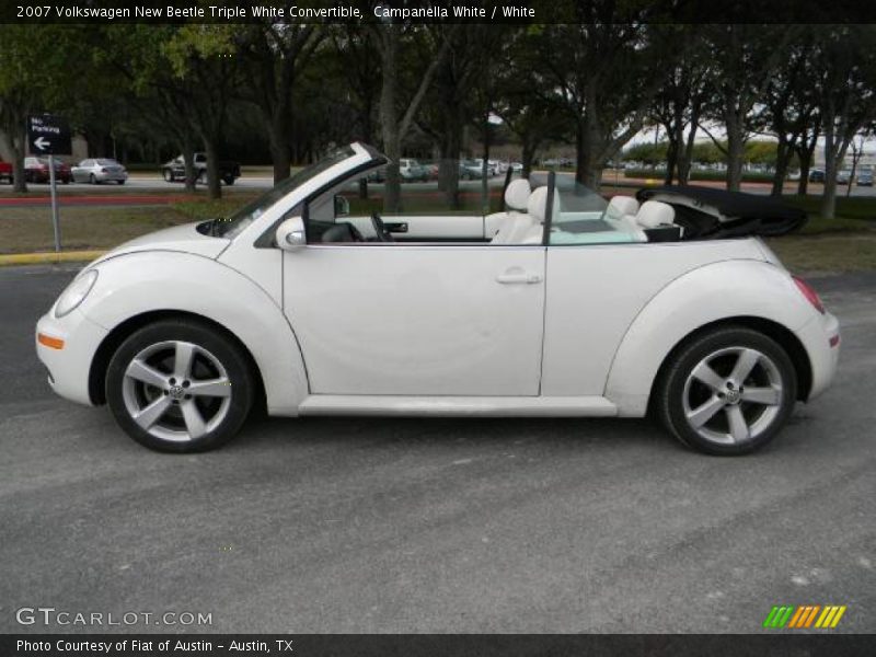 2007 New Beetle Triple White Convertible Campanella White