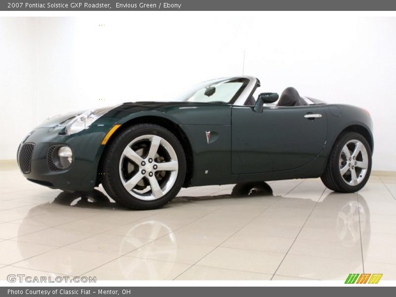 Envious Green / Ebony 2007 Pontiac Solstice GXP Roadster