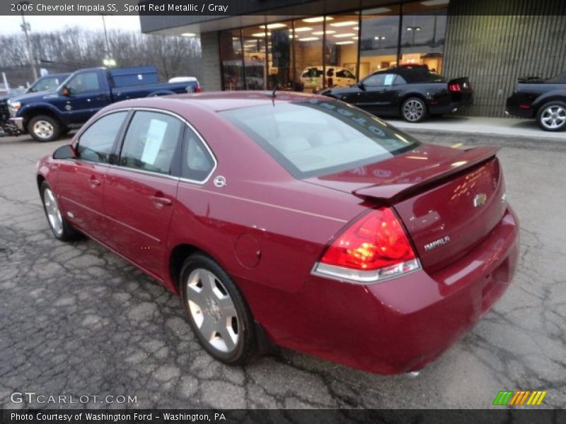 Sport Red Metallic / Gray 2006 Chevrolet Impala SS