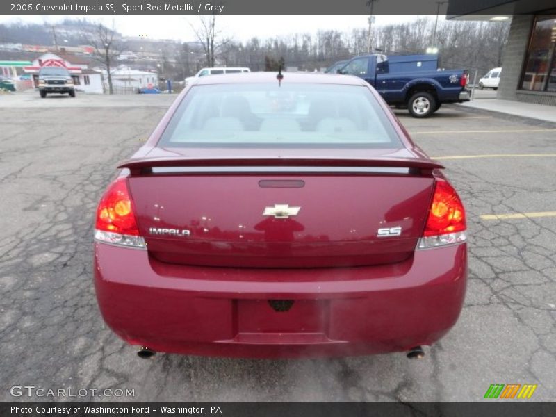 Sport Red Metallic / Gray 2006 Chevrolet Impala SS