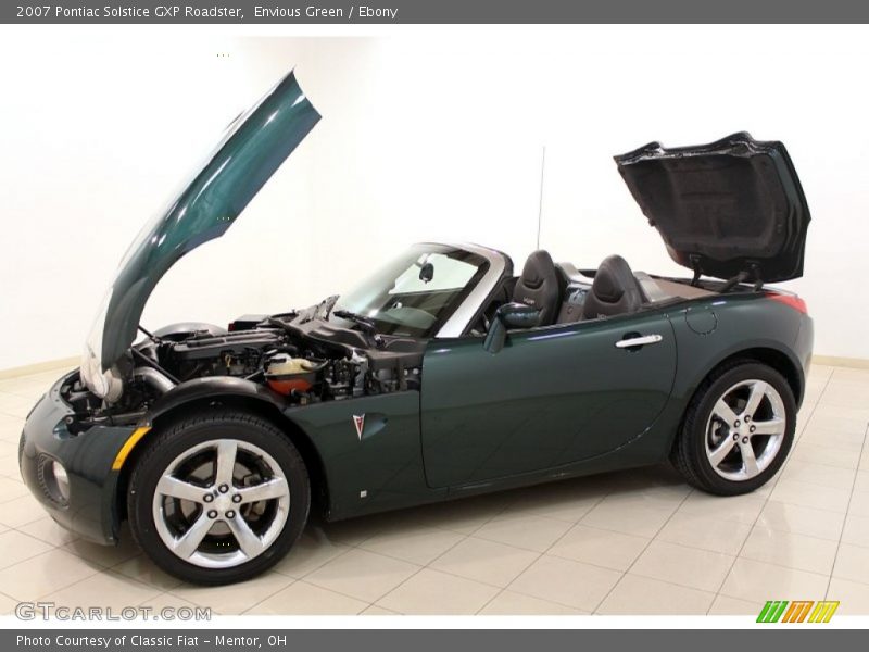 Envious Green / Ebony 2007 Pontiac Solstice GXP Roadster