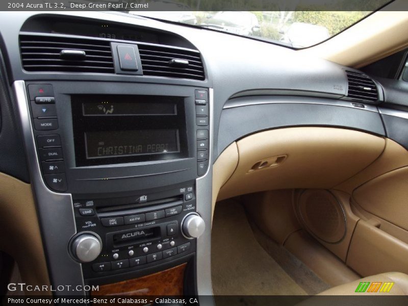 Deep Green Pearl / Camel 2004 Acura TL 3.2