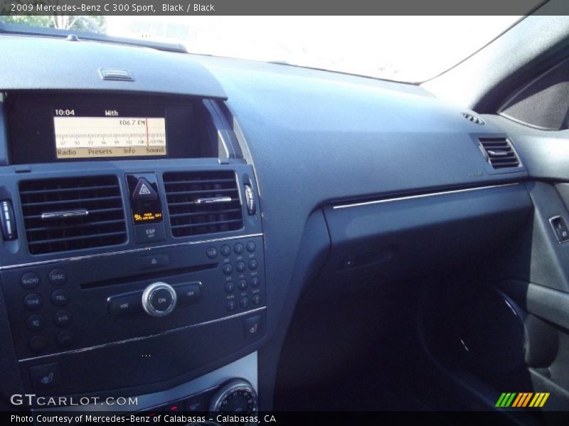 Black / Black 2009 Mercedes-Benz C 300 Sport