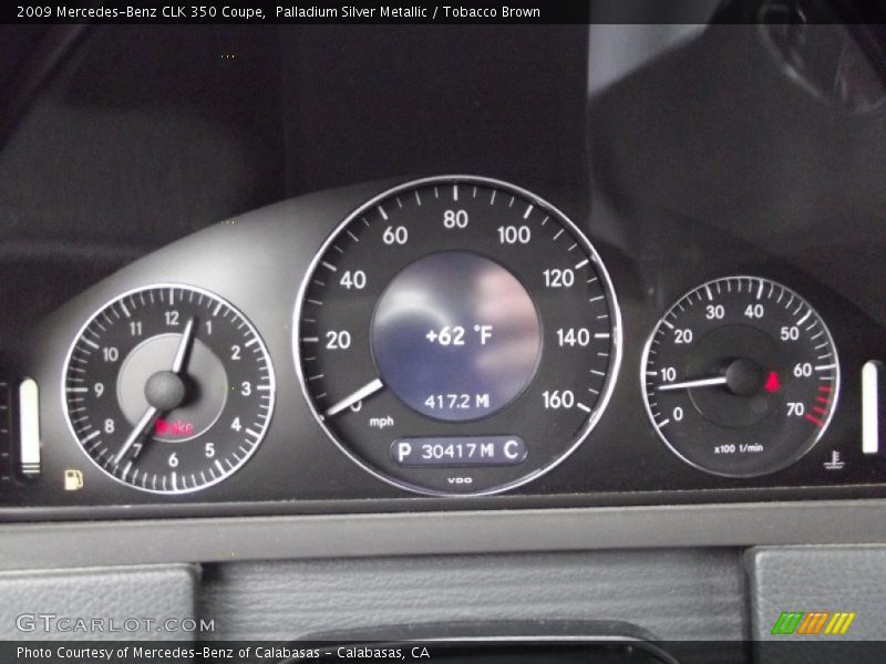  2009 CLK 350 Coupe 350 Coupe Gauges