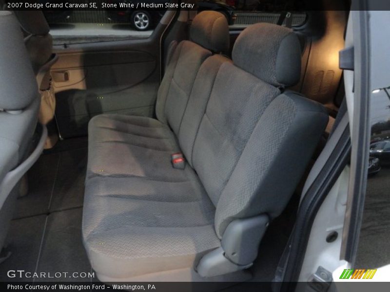 Stone White / Medium Slate Gray 2007 Dodge Grand Caravan SE