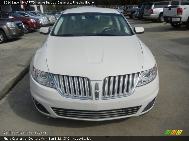 White Suede / Cashmere/Fine Line Ebony 2010 Lincoln MKS FWD