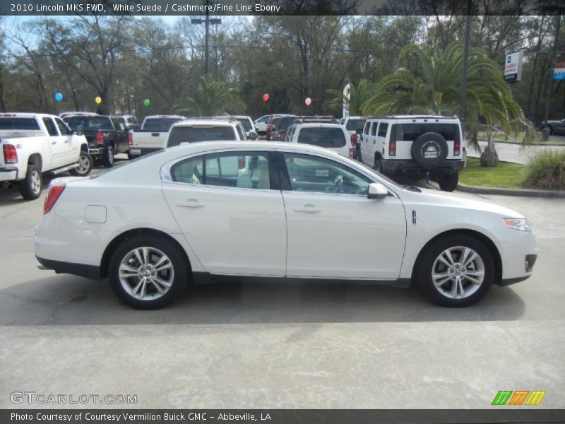White Suede / Cashmere/Fine Line Ebony 2010 Lincoln MKS FWD